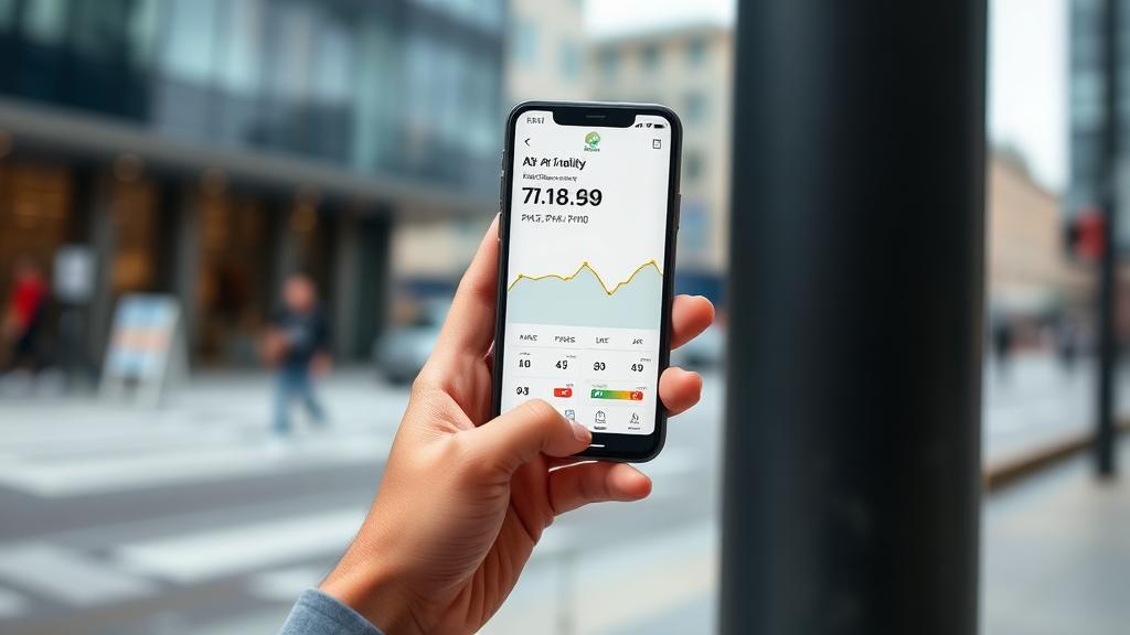 Sprawdzanie jakości powietrza na smartfonie - aplikacja z danymi PM2.5