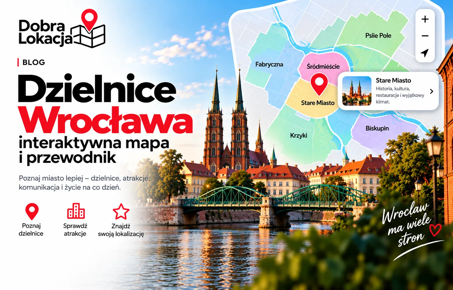 Dzielnice Wrocławia – interaktywna mapa i przewodnik