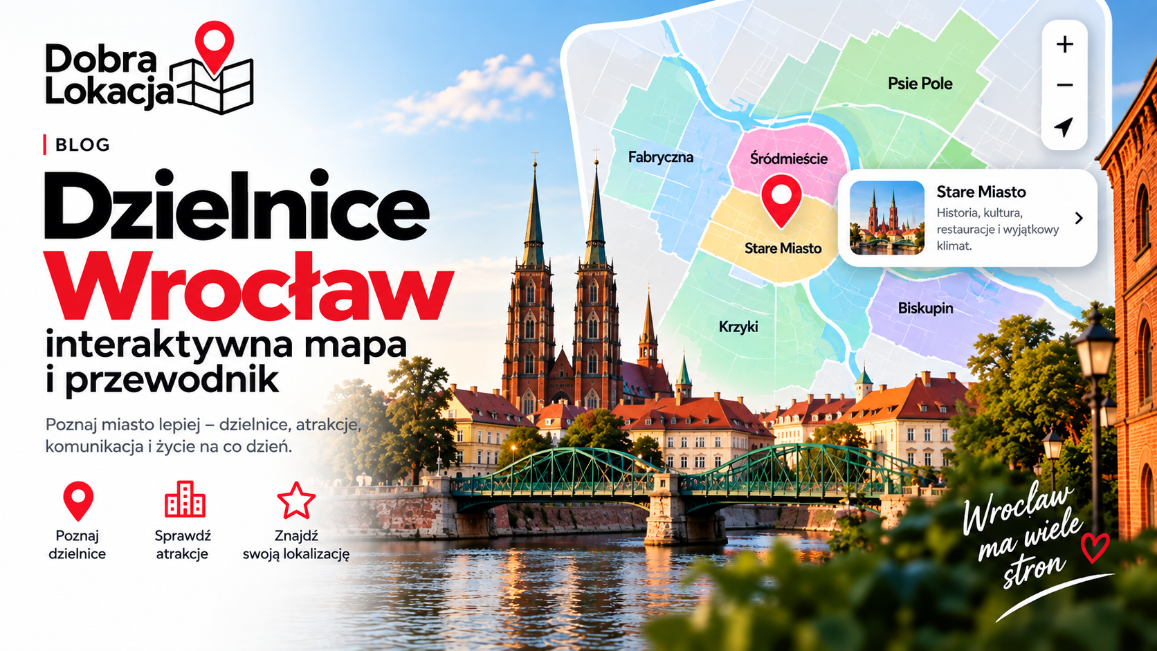 Dobra Lokacja – dzielnice Wrocławia, interaktywna mapa i przewodnik